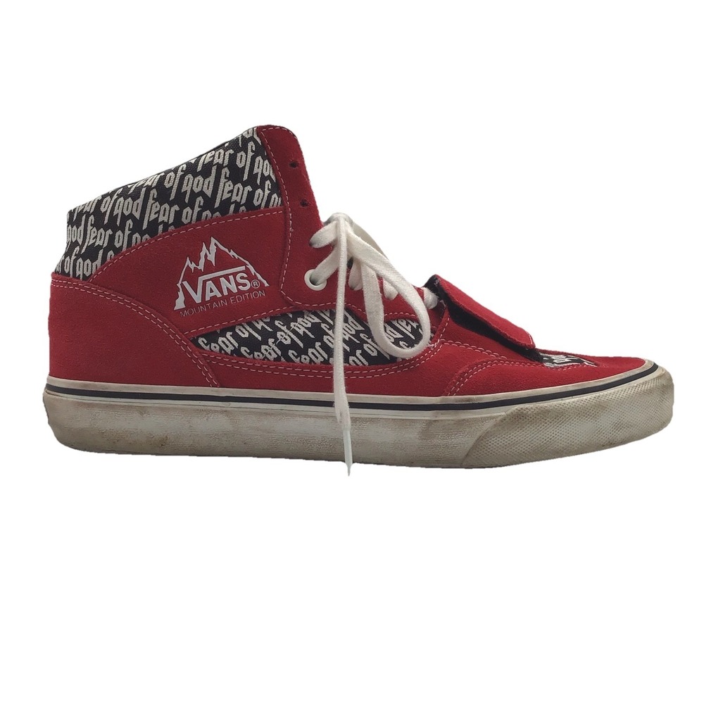Vans x Fear of God Mountain Edition 35 DX Red Black Men's Size 10 2017 Rare